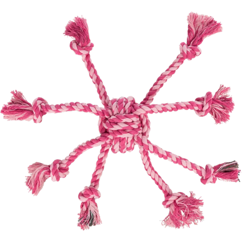 Rope Toy with Woven-in Ball