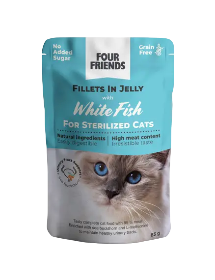Cat Sterilized White Fish in Jelly Pouch