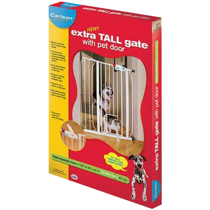 Pet Gate Extra Tall Walk Through With Small Pet Door
