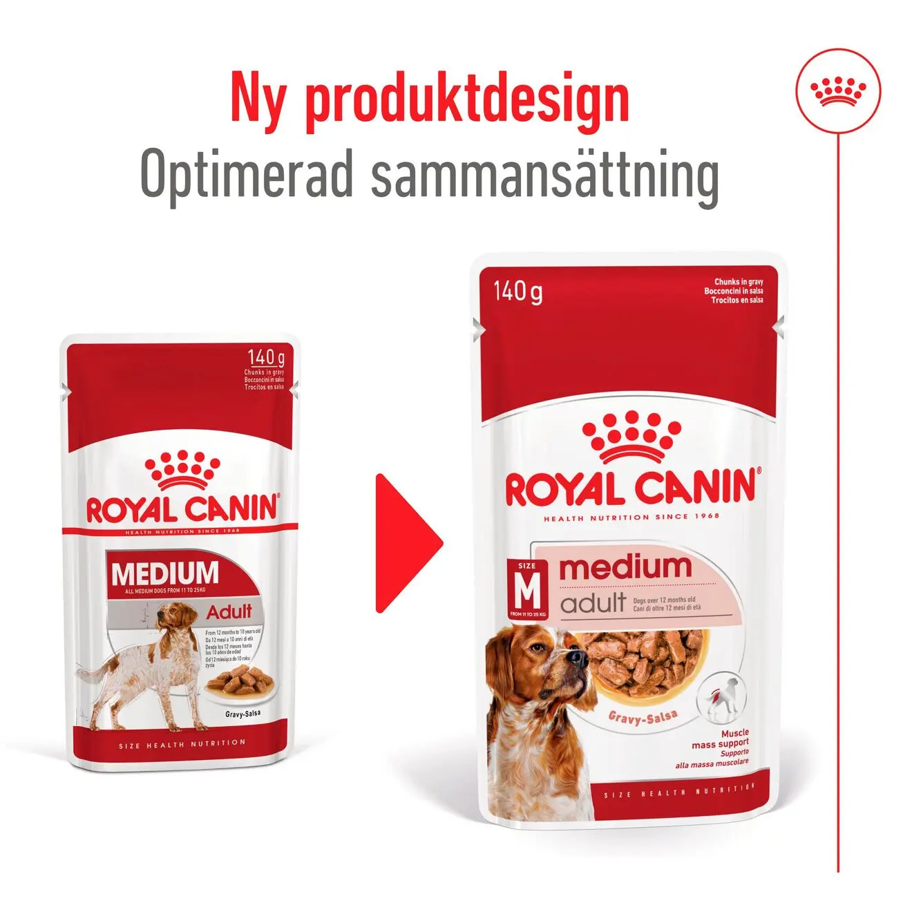 SHN Medium Adult Våtfoder för hund