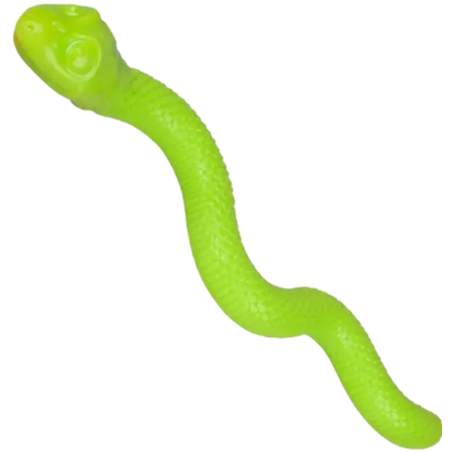 Dog Toy TPR Sneaky Snake Grön