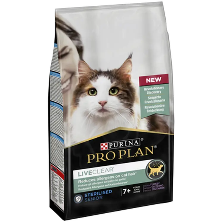 Cat Liveclear Sterilised Senior 7+ Turkey