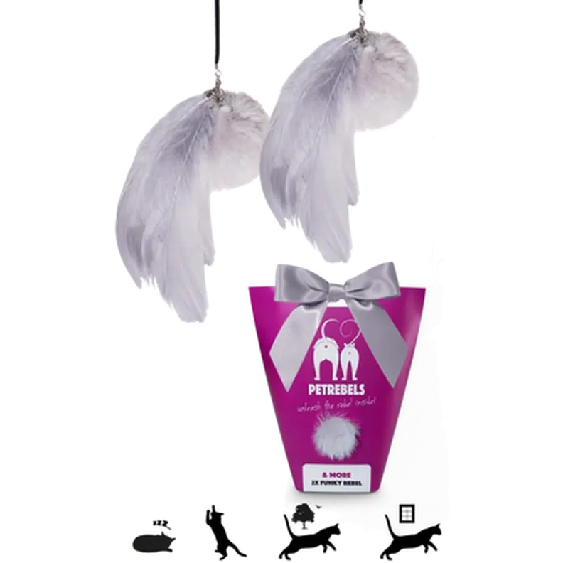 Cat Toy Funky Rebels Soft Grå