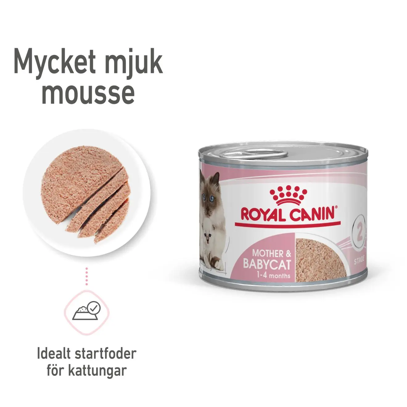Feline Wet Mother & Babycat Våtfoder för Katt & Kattunge