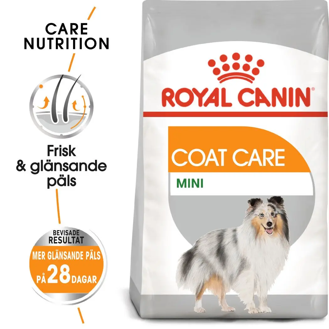 Coat Care Adult Mini Torrfoder för hund