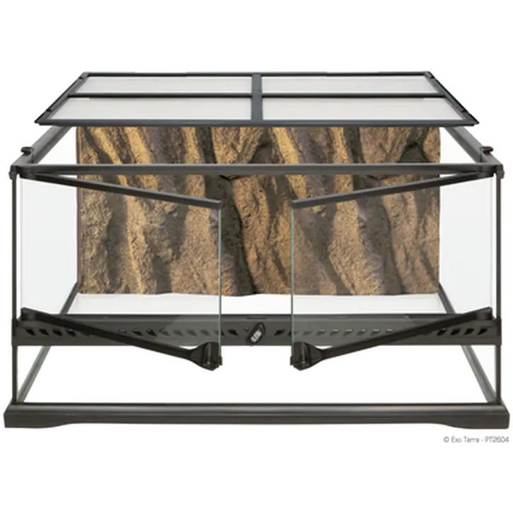 Glass Terrarium Natural Low - Advanced Reptile Habitat