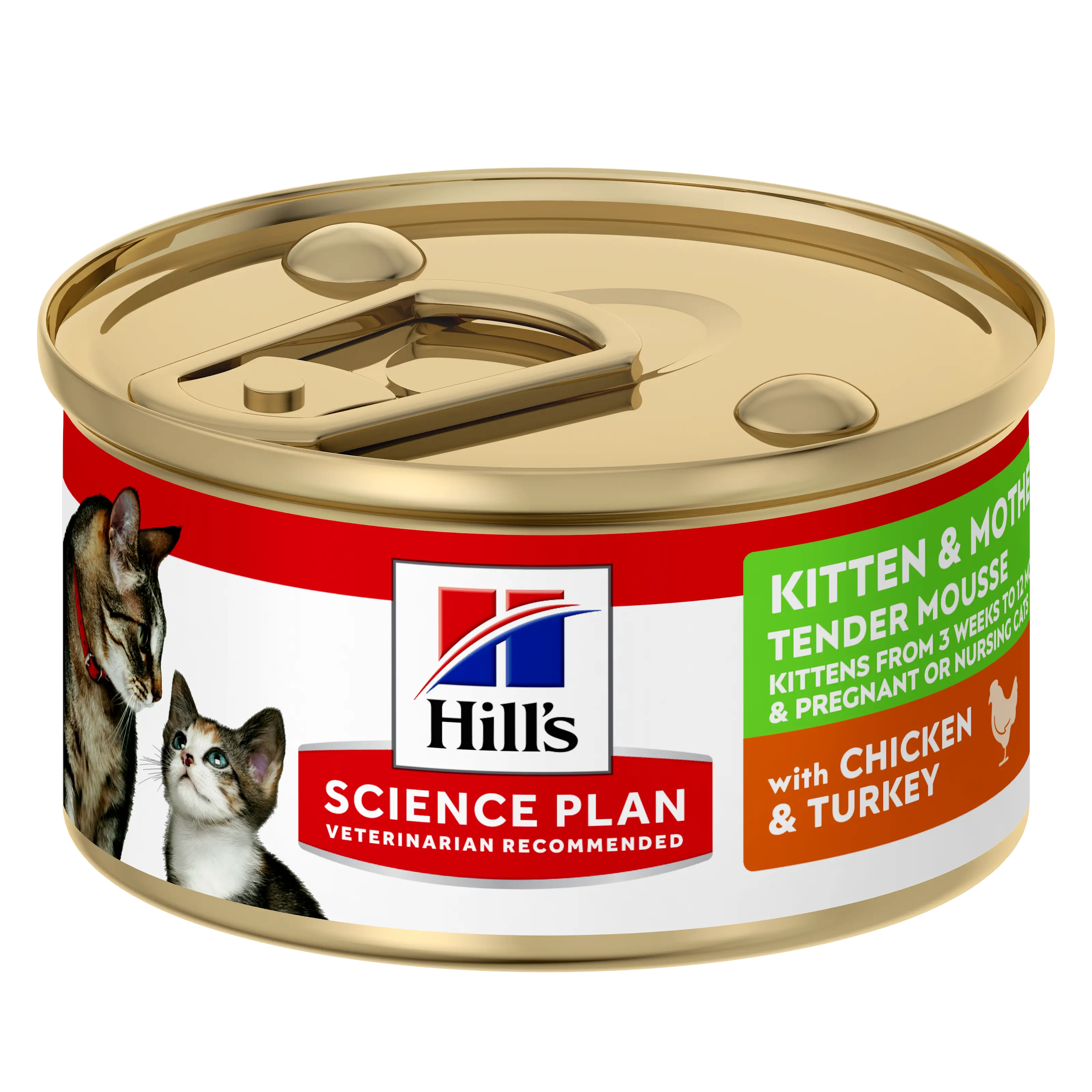 Kitten Nutrition Mousse Chicken & Turkey Canned - Wet Cat Food