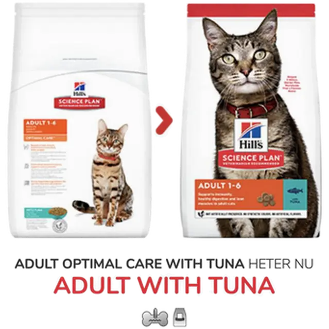 Adult Optimal Care Tuna - Dry Cat Food