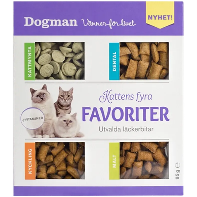 Kattens fyra favoriter