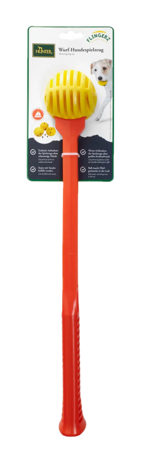 Dog Toy Flingerz Ball With Launcher