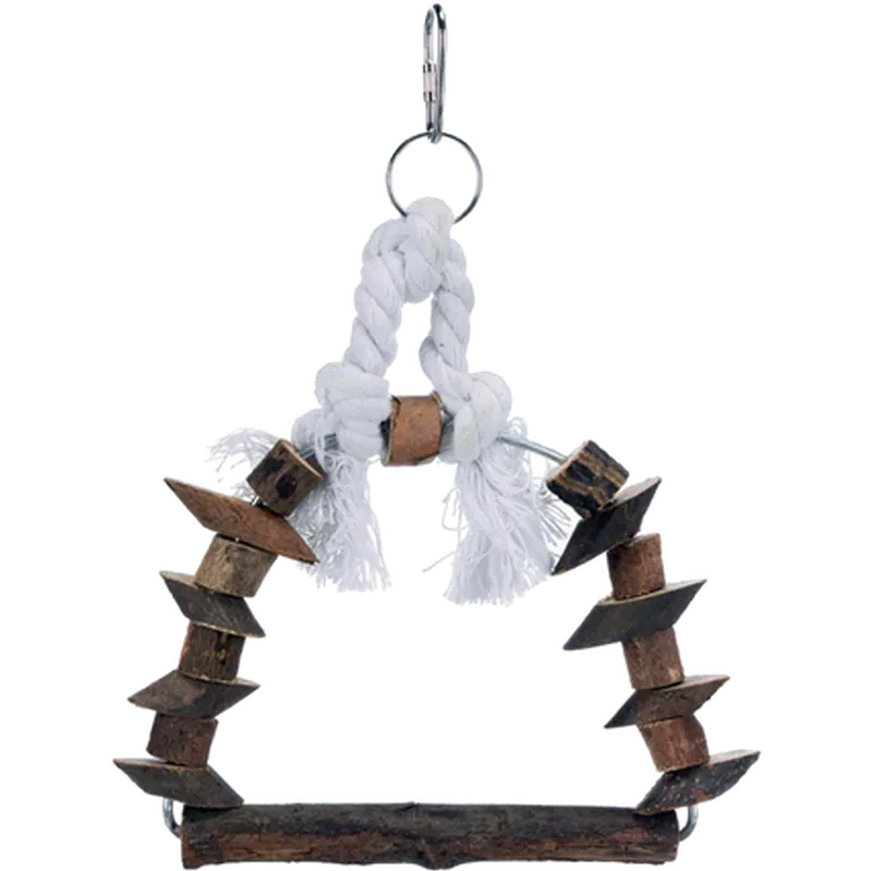 Natural Living Arch Swing Wood & Rope