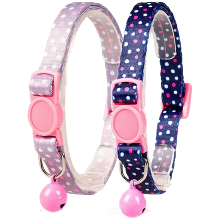 Cat Collar Dots - Adjustable Nylon
