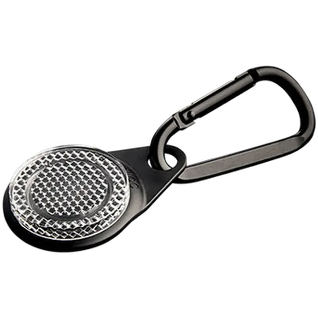 Reflective Carabiner - Lightweight Reflective Pad Carabiner White 1 st