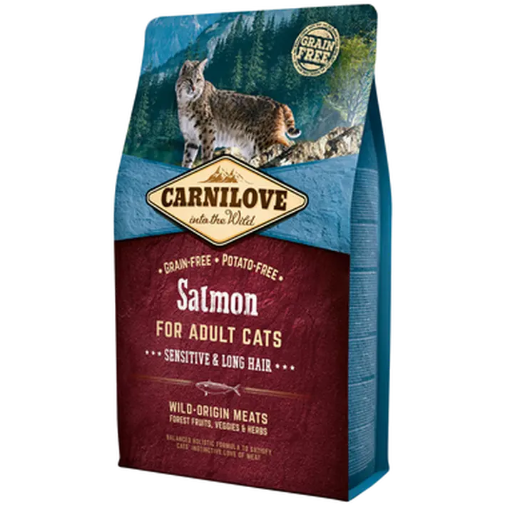Cat Salmon Sensitive & Long Hair