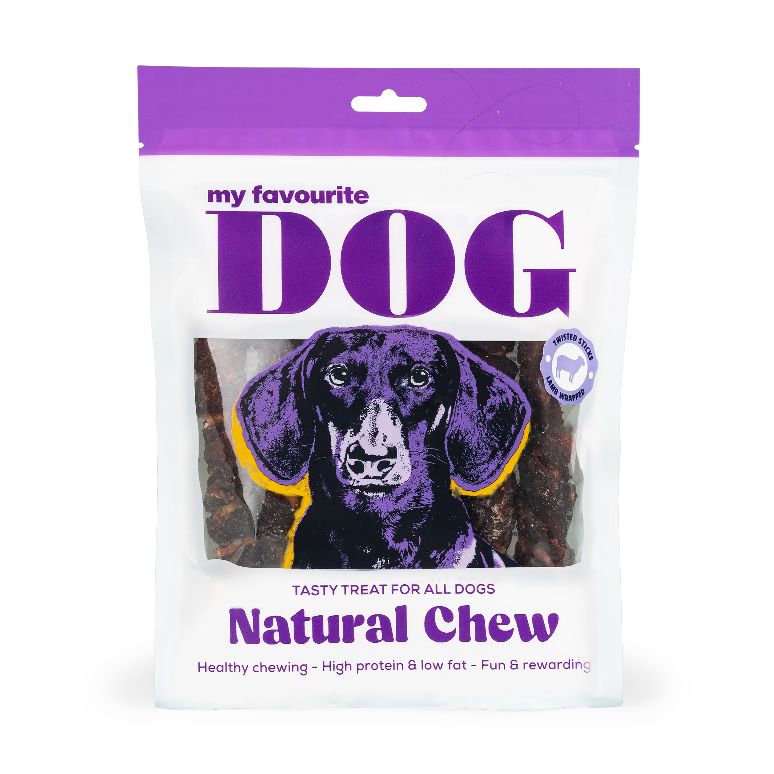 Twisted Rawhide Sticks XL - Lamb