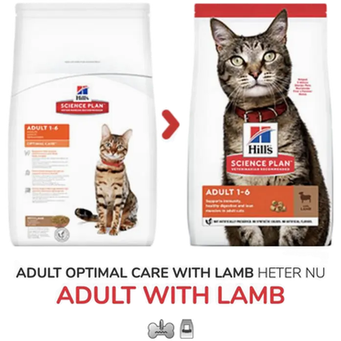 Adult Optimal Care Lamb - Dry Cat Food