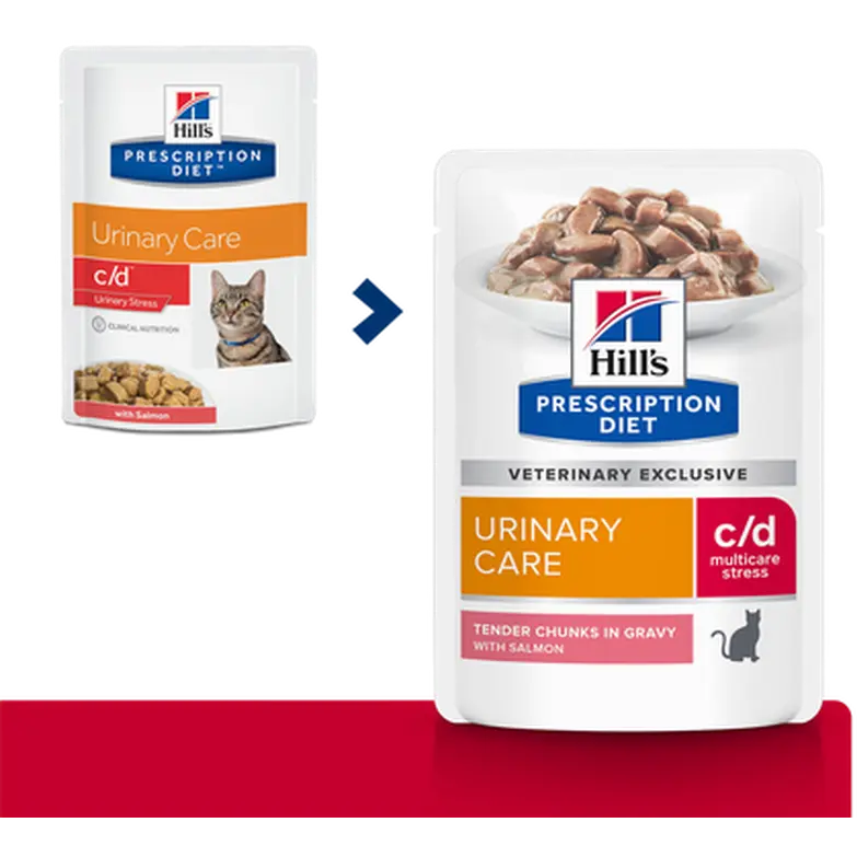 c/d Multicare Salmon Pouch - Wet Cat Food
