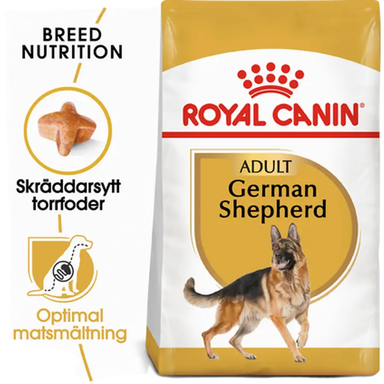 German Shepherd Adult Torrfoder för hund