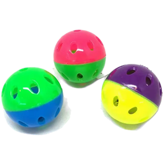 Fun For Cats Plastic Ball with Rattle