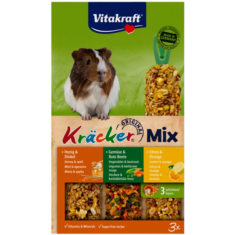 Kräcker Marsvin Honung/Frukt/Citron