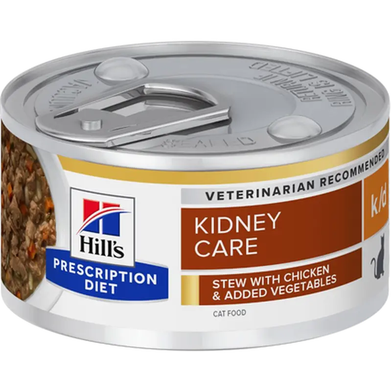 k/d Kidney Care Chicken & Vegetables Stew Canned - Wet Cat Food