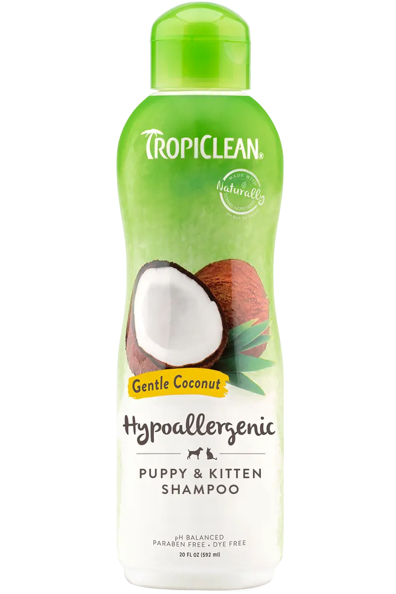 Gentle Coconut Hypoallergenic Puppy and Kitten Shampoo