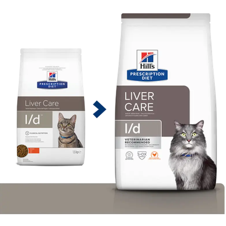 l/d Liver Care Chicken - Dry Cat Food