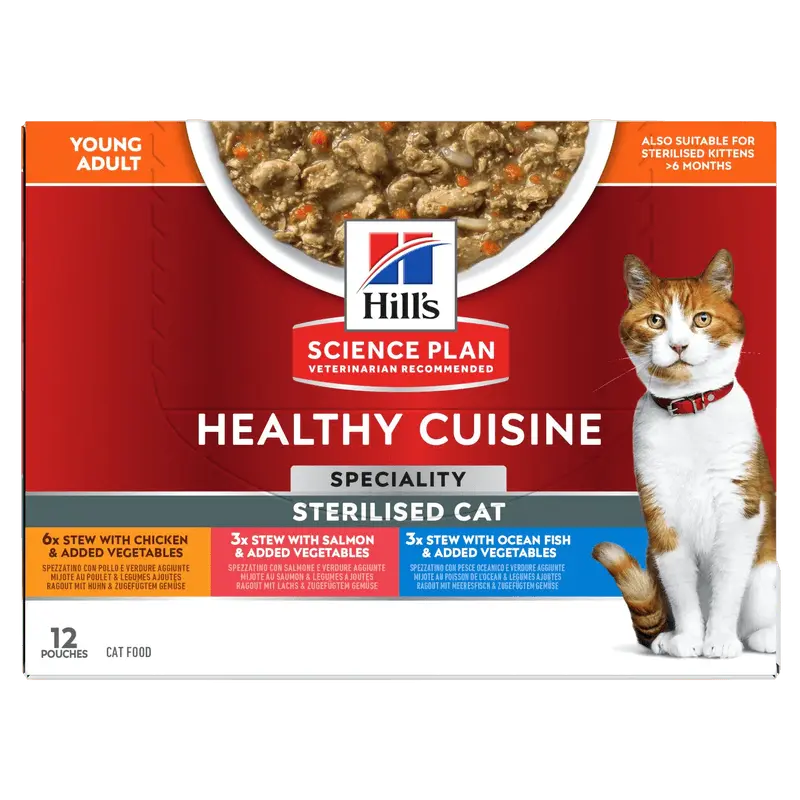 Young Adult Sterilised Healthy Cuisine - Wet Cat Food