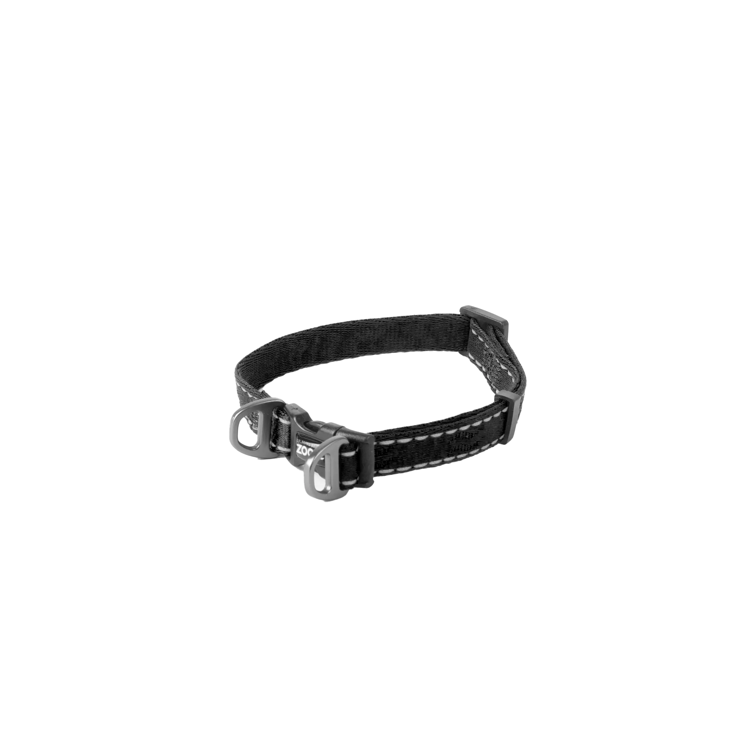 Hundhalsband Rufus ställbart, 10 mmx22-35cm, Svart