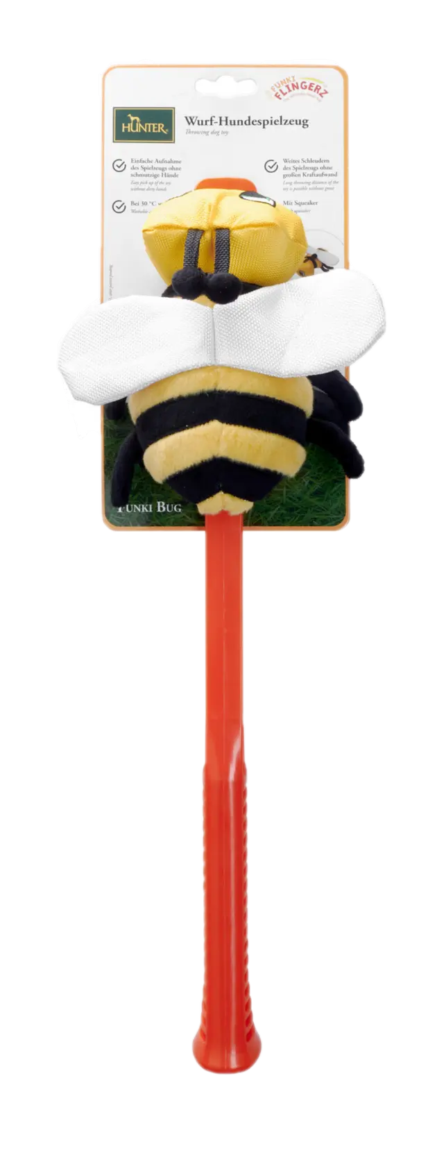 Dog Toy Flingerz Funki Honeybee With Launcher
