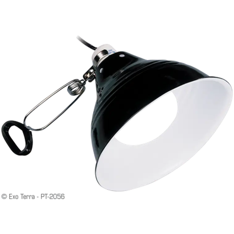 Glow Light - Porcelain Clamp Lamp + Glow Reflector