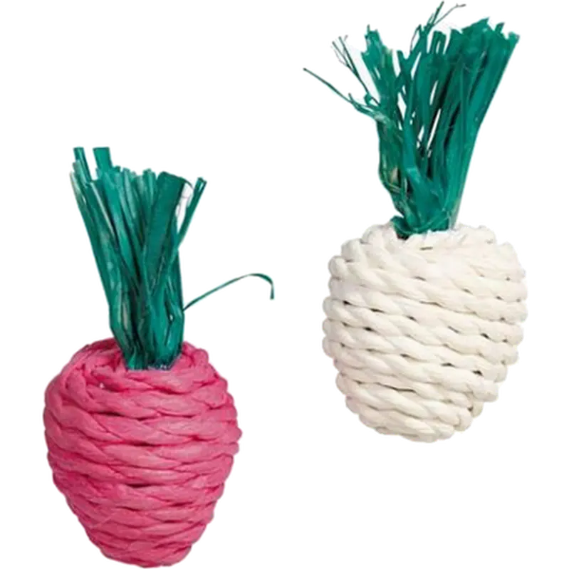 Set of Straw Toys Radishes