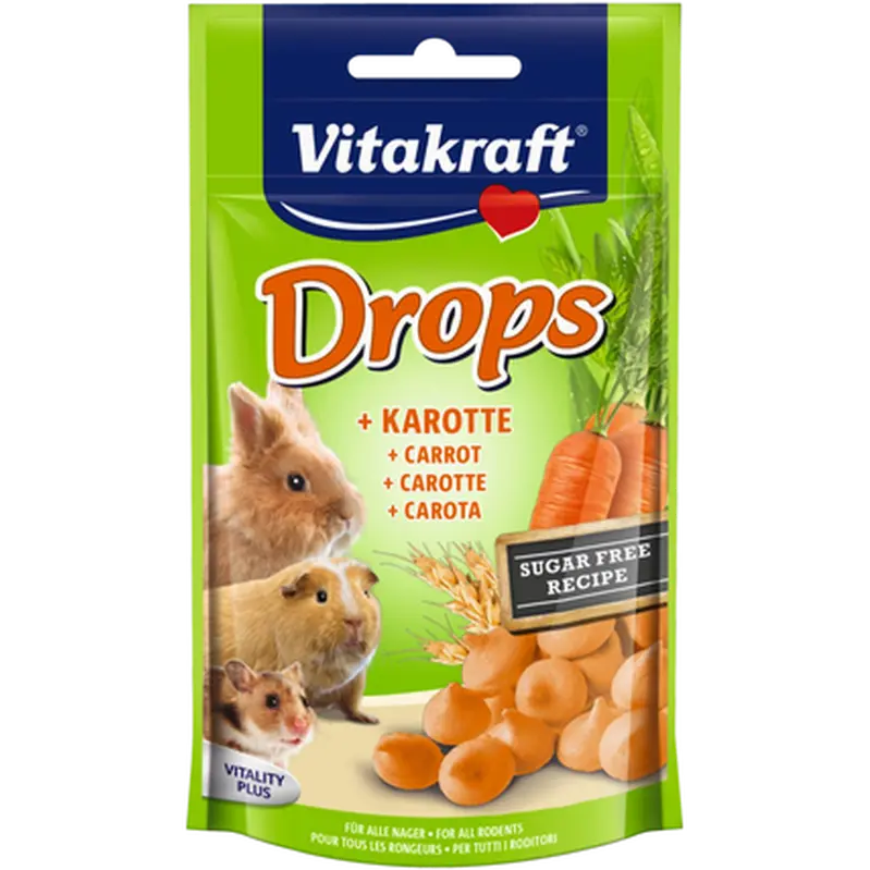 Drops Gnagare Morot - Belöningsgodis