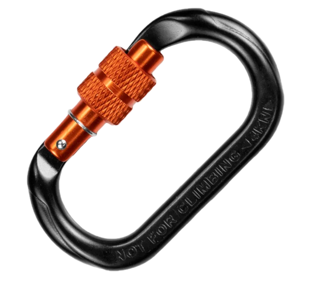 Carabiner canix belt black/orange one size