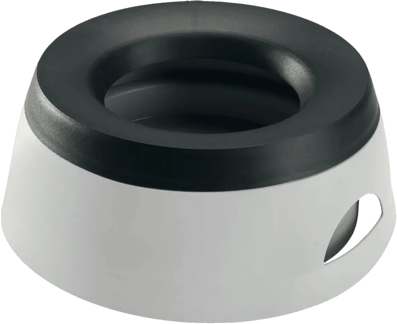 Dog Travel Bowl Road Refresher Plastic Grey 1400ml/ø24cm
