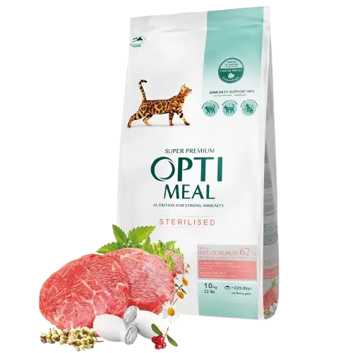 Adult & Senior Sterilised & Urinary Care Beef Torrfoder Till Katt