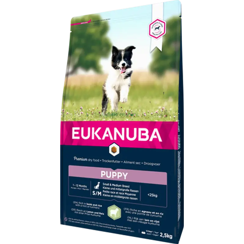 Dog Puppy & Junior Small/Medium Breed Lamb & Rice