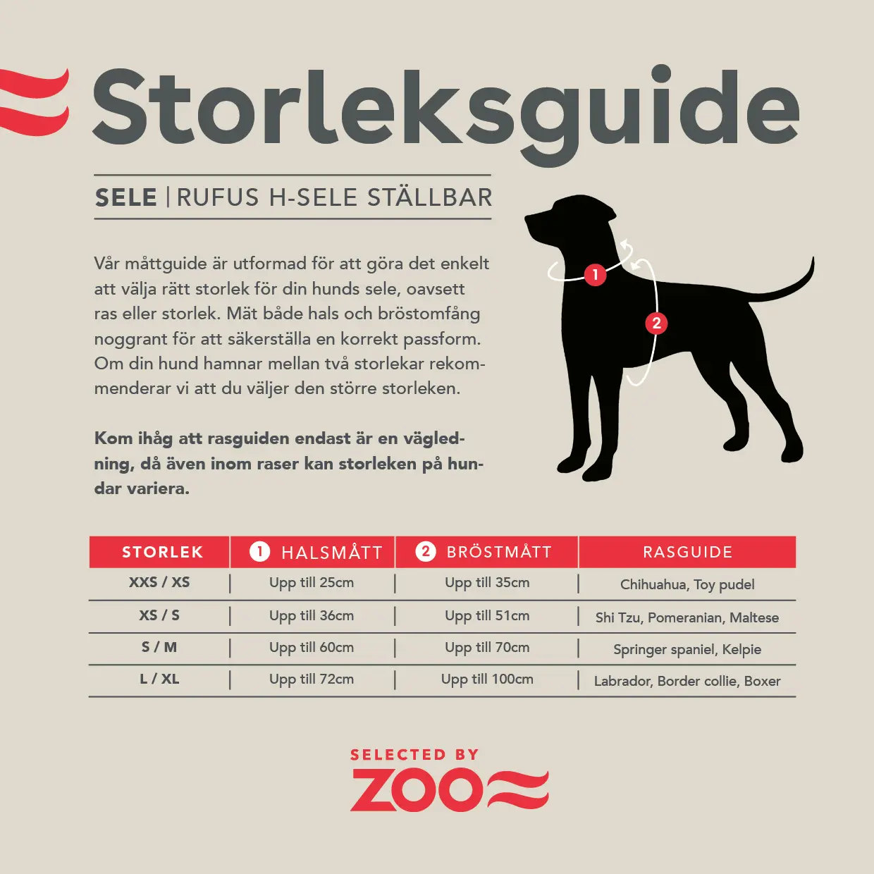 Sele Rufus H-sele ställbar Svart