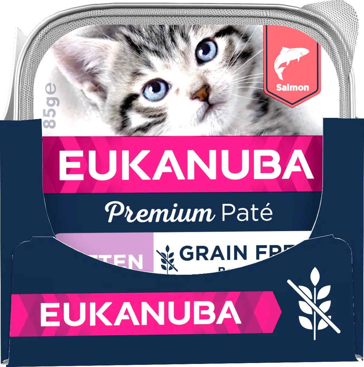 Cat Grain Free Kitten Salmon Paté 12x85g