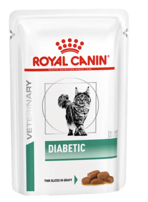 Weight Management Diabetic Slices In Gravy Pouch Våtfoder för katt 85 g x 12 st