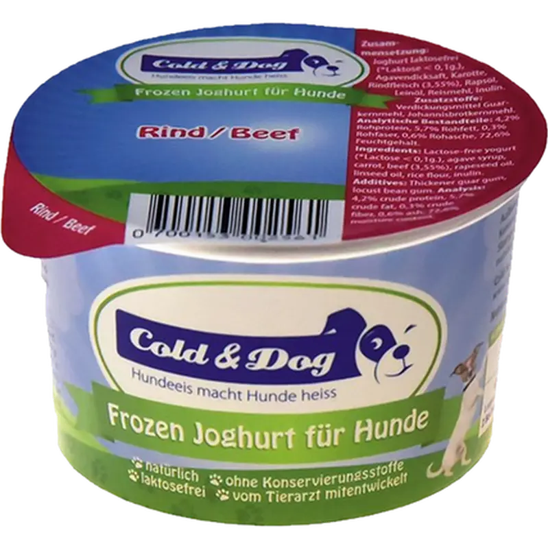 Frozen EKO Yogurt Ice Cream Nöt