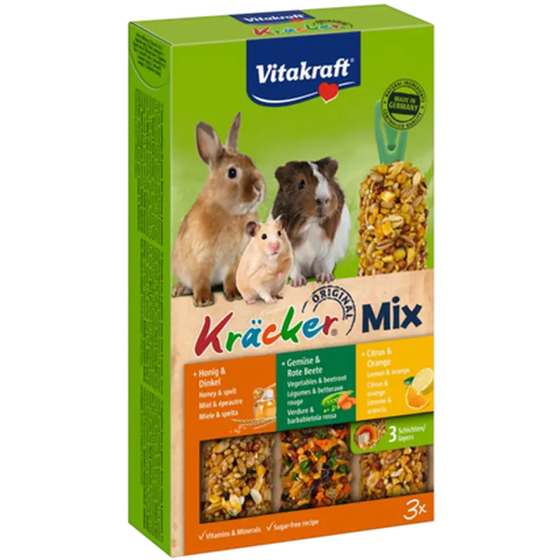 Kräcker Trio-Mix Citrus/Vegetables/Honey