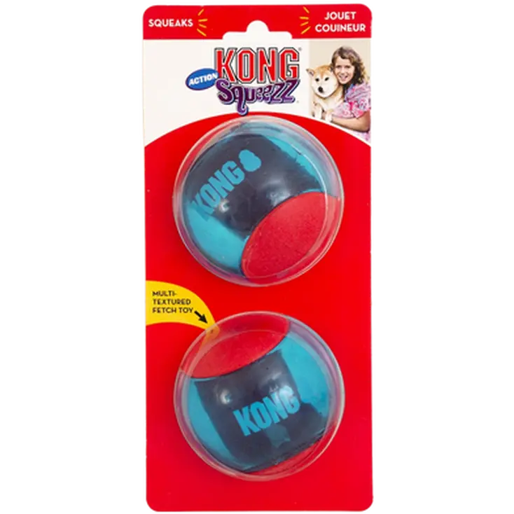 Squeezz Action Ball Dog Toy