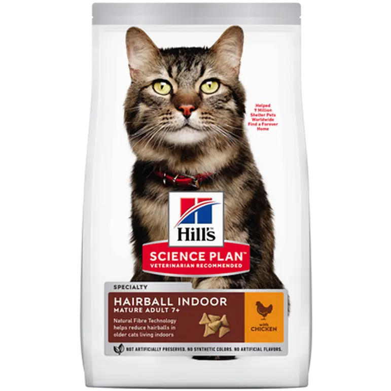 Mature 7+ Hairball & Indoor Chicken - Dry Cat Food