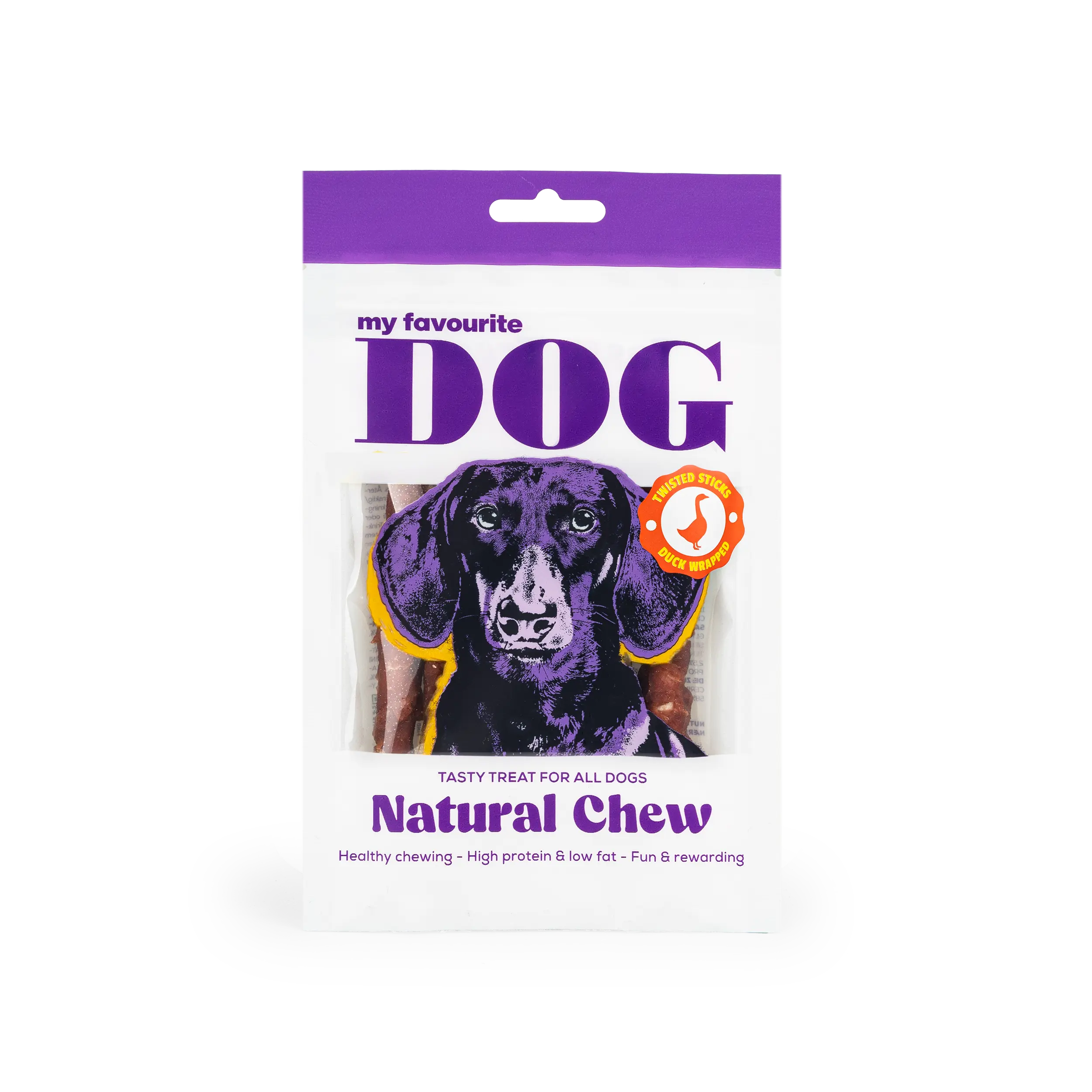 Twisted Rawhide Sticks - Duck