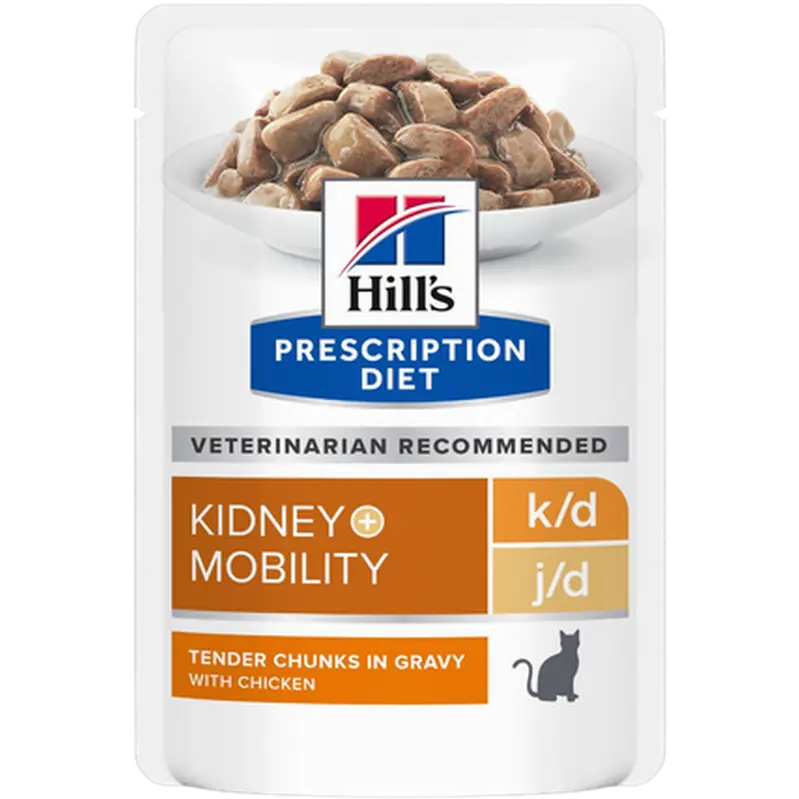 k/d + Mobility Chicken Pouch - Wet Cat Food