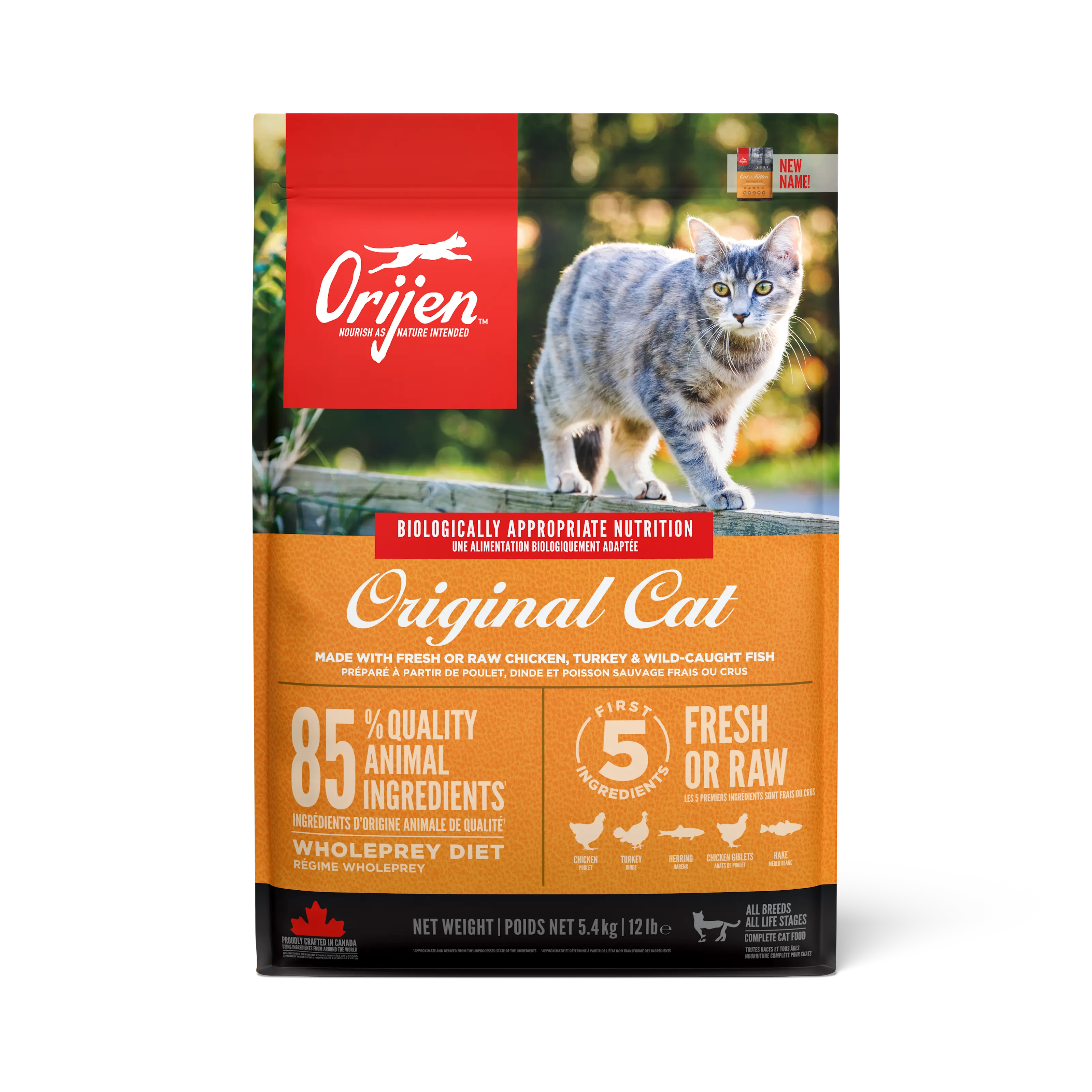 Cat & Kitten 3 Fresh Meats - Dry Cat Food