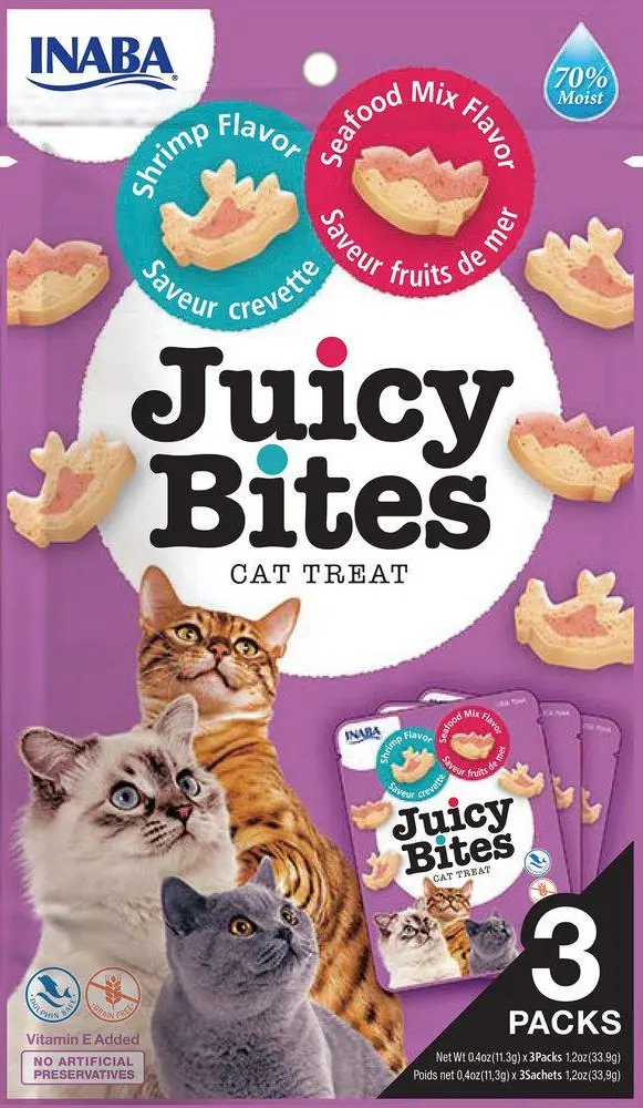 Cat Juicy Bites Shrimp & Seafood mix