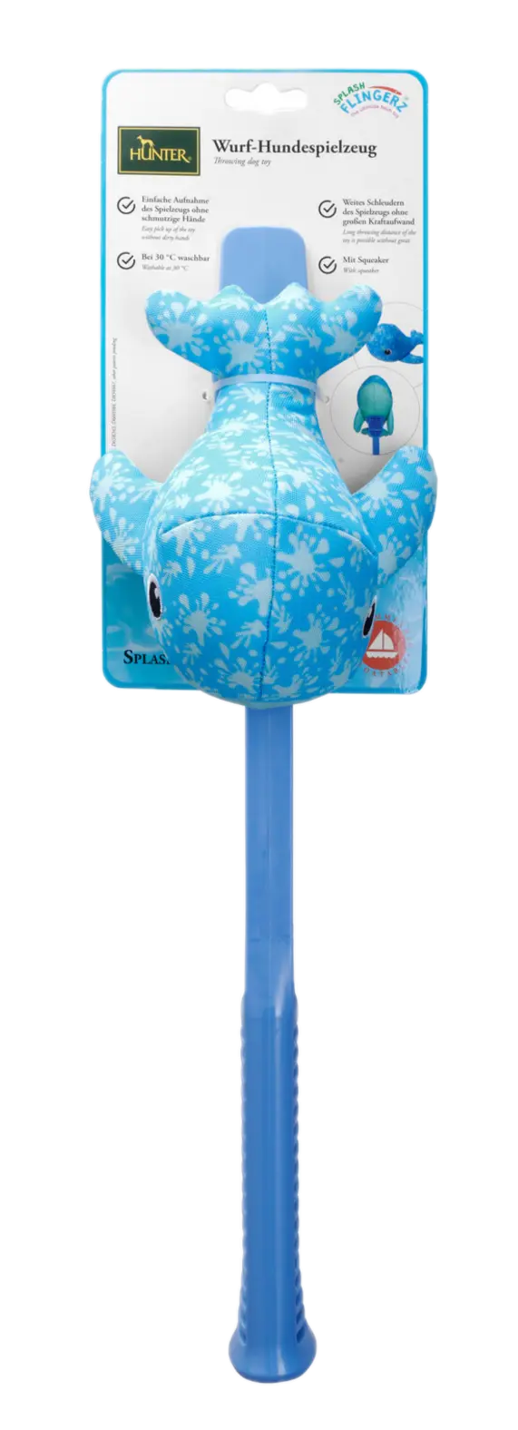 Dog Toy Flingerz Splash Whale With Launcher