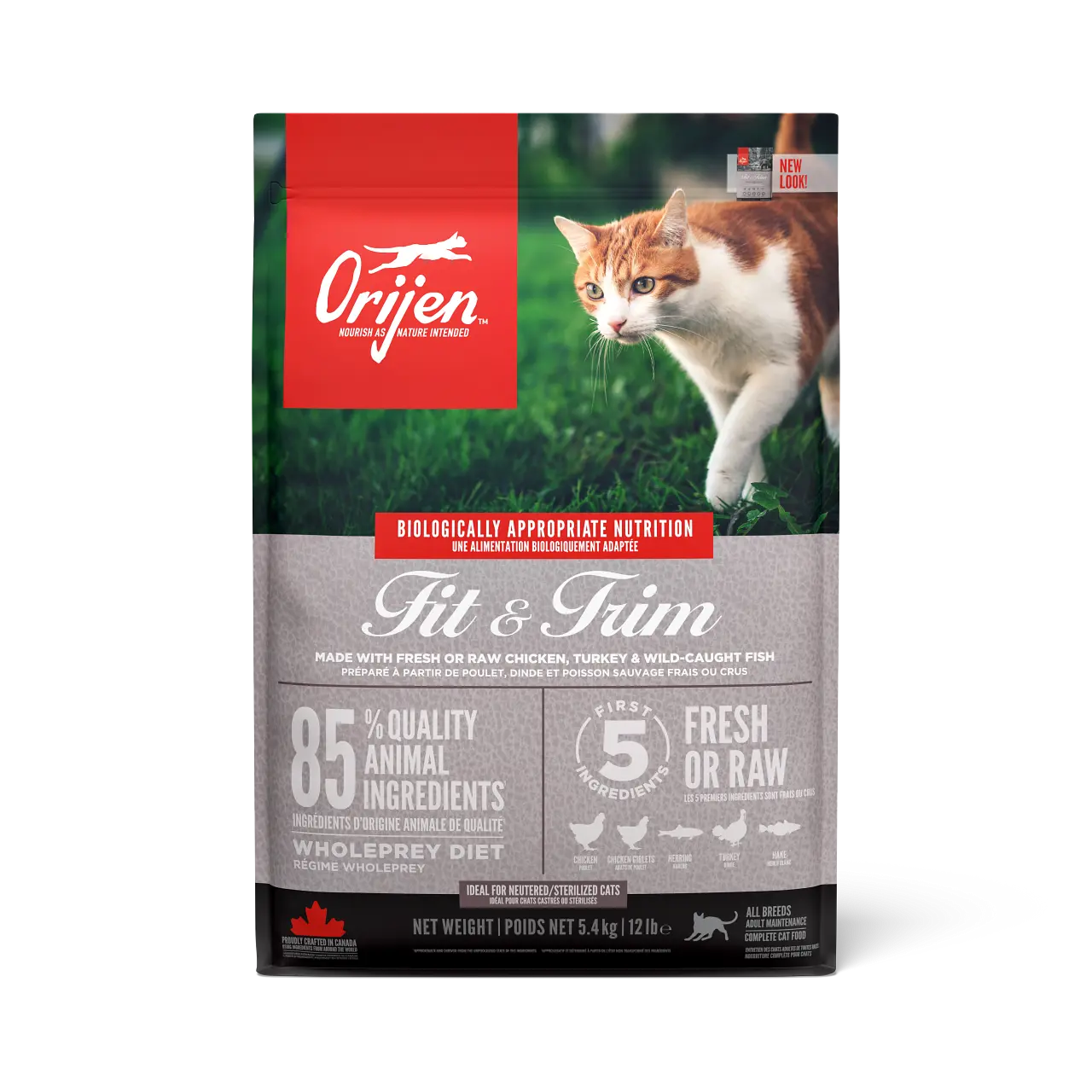 Cat Fit & Trim Grain Free - Dry Cat Food 5,4 kg
